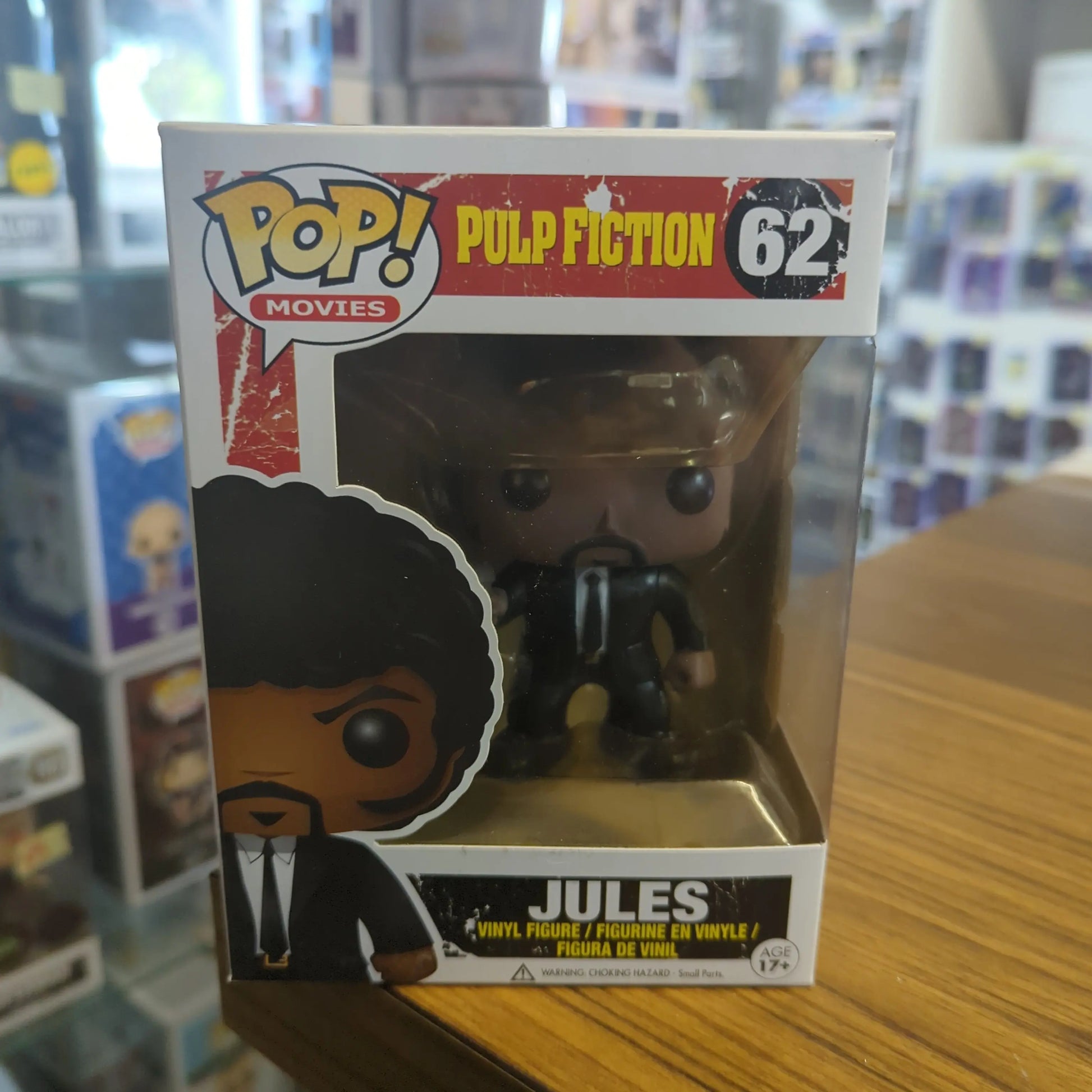 Funko Pop! Vinyl: Pulp Fiction - Jules #62 FRENLY BRICKS - Open 7 Days