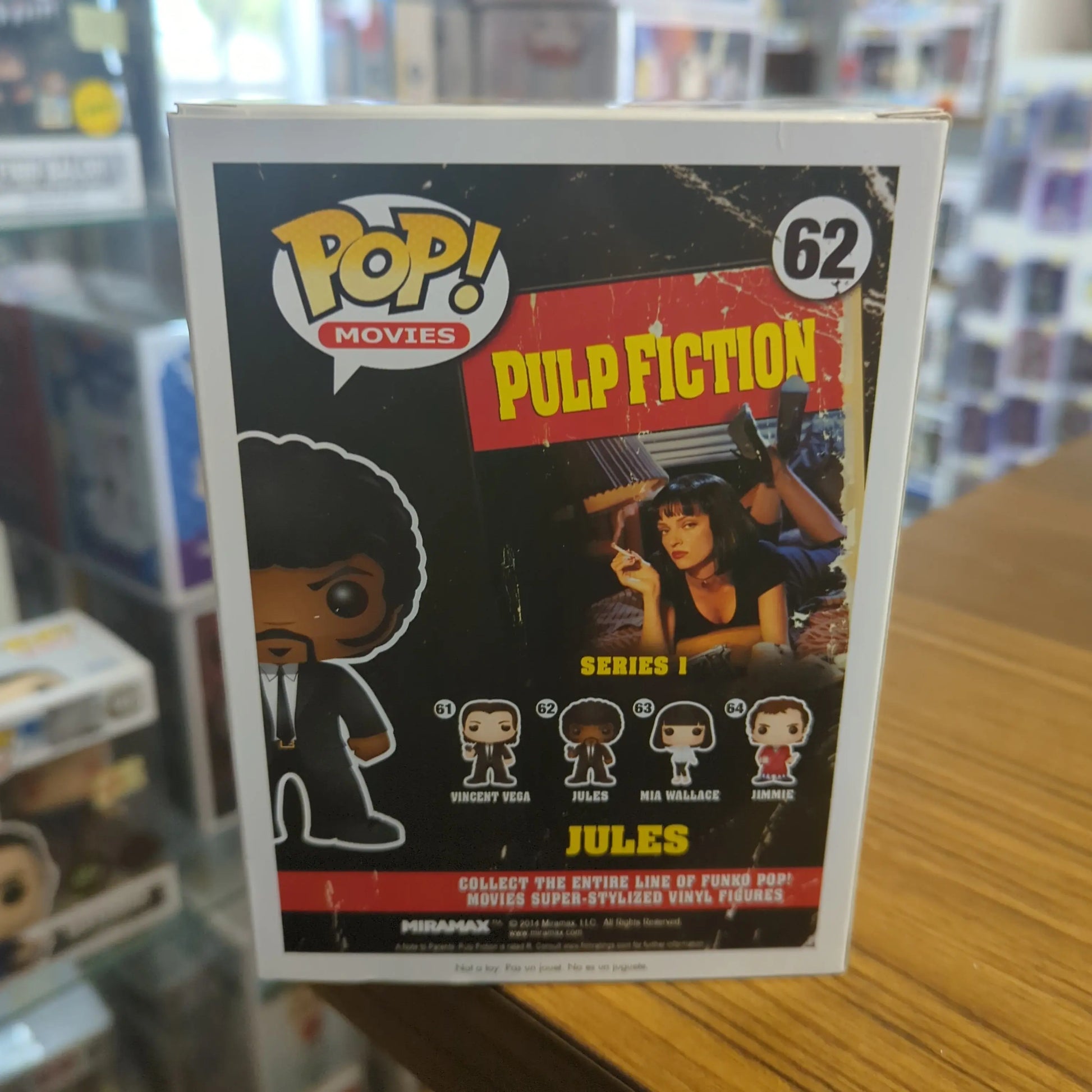 Funko Pop! Vinyl: Pulp Fiction - Jules #62 FRENLY BRICKS - Open 7 Days