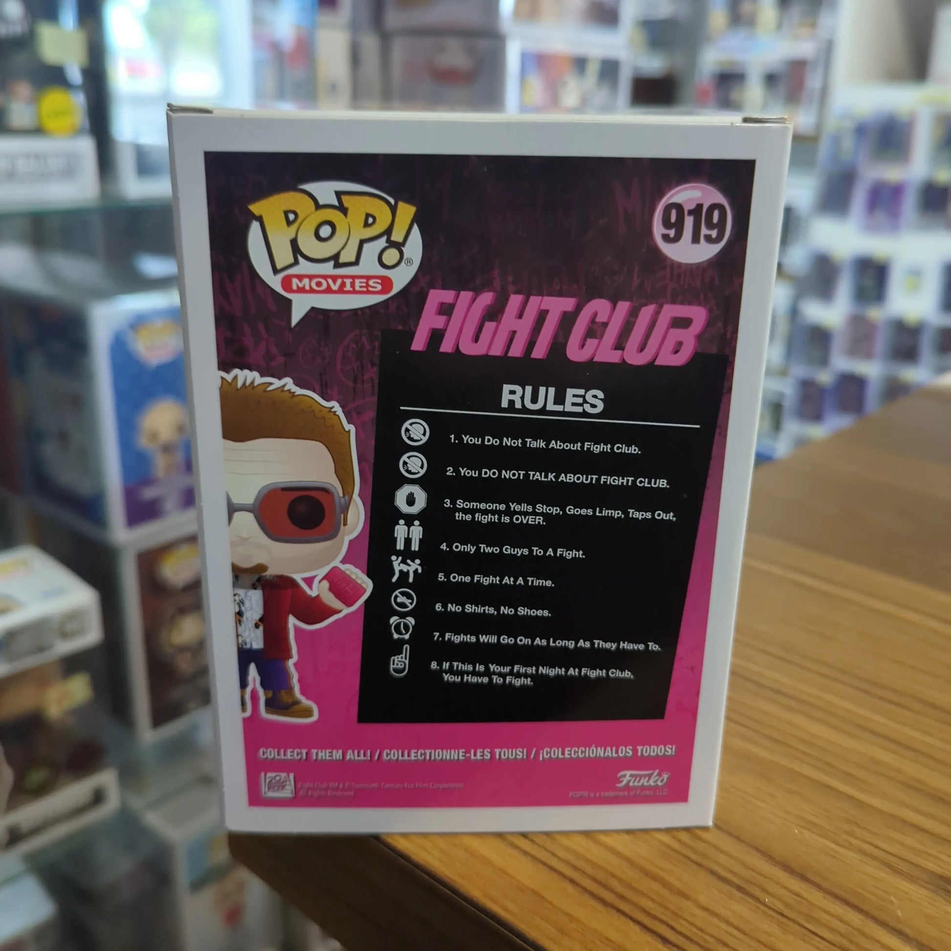 Funko POP! Movies Fight Club Tyler Durden #919 Vinyl Figure FRENLY BRICKS - Open 7 Days