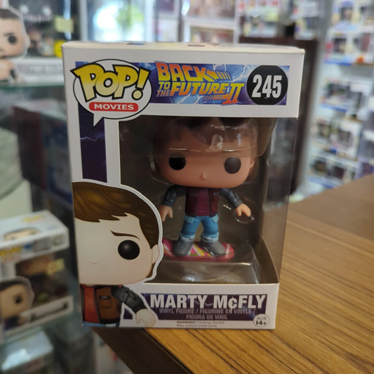 Funko POP! Vinyl Back to The Future II 2 Marty  McFly 245 Hoverboard Push FRENLY BRICKS - Open 7 Days