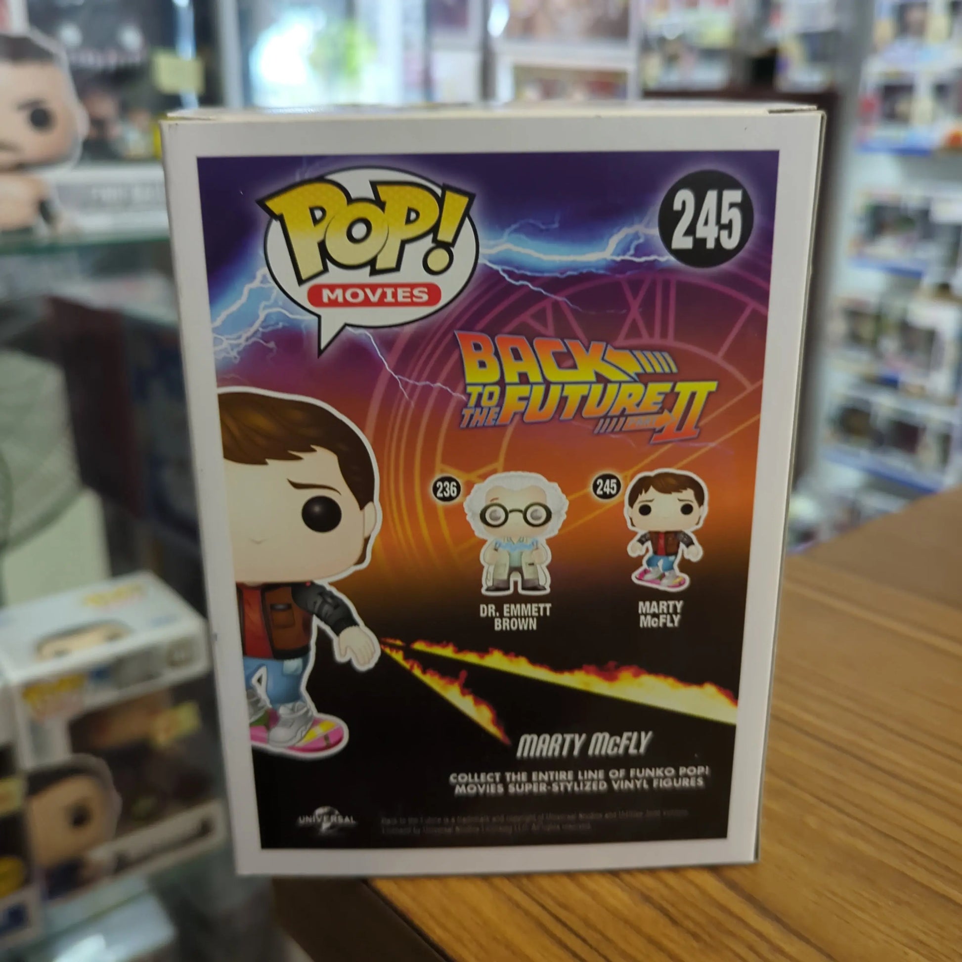 Funko POP! Vinyl Back to The Future II 2 Marty  McFly 245 Hoverboard Push FRENLY BRICKS - Open 7 Days