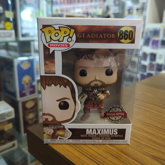 Gladiator Maximus Special Edition Funko Pop! Vinyl #860 FRENLY BRICKS - Open 7 Days