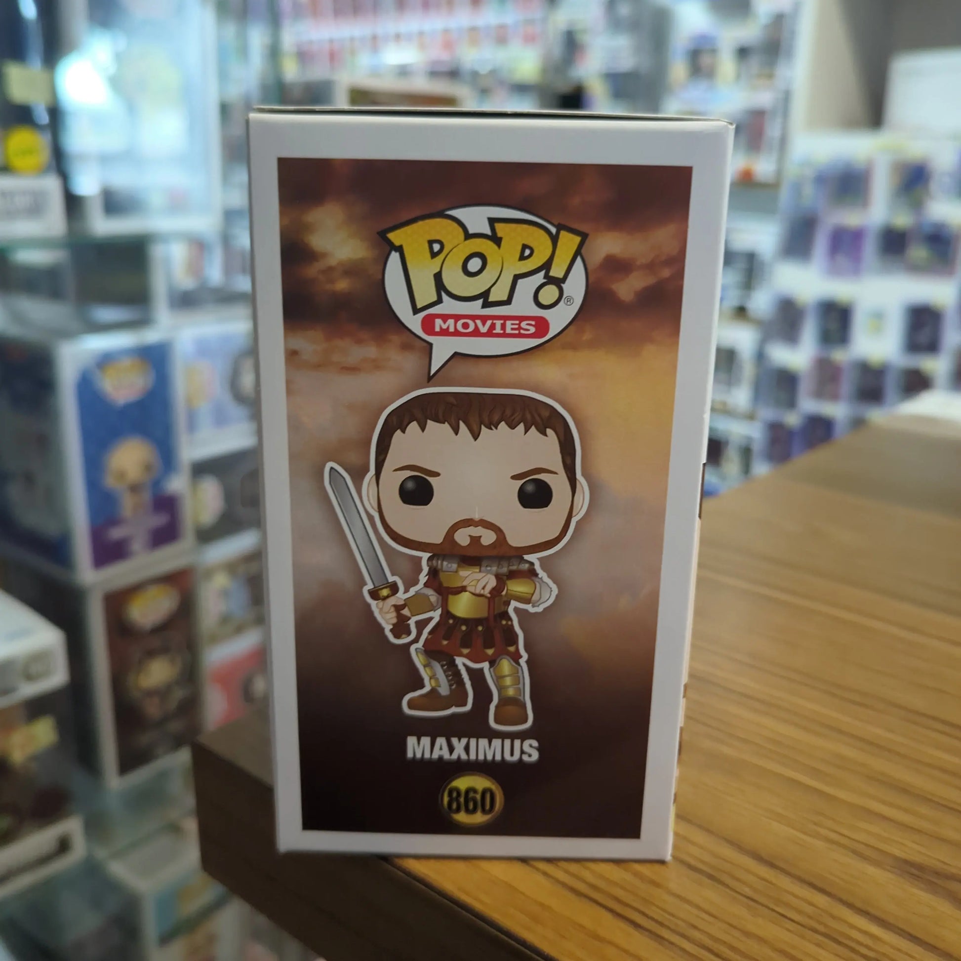 Gladiator Maximus Special Edition Funko Pop! Vinyl #860 FRENLY BRICKS - Open 7 Days