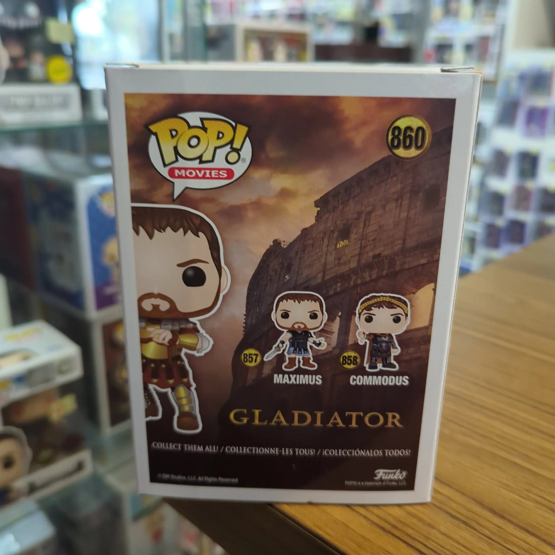 Gladiator Maximus Special Edition Funko Pop! Vinyl #860 FRENLY BRICKS - Open 7 Days