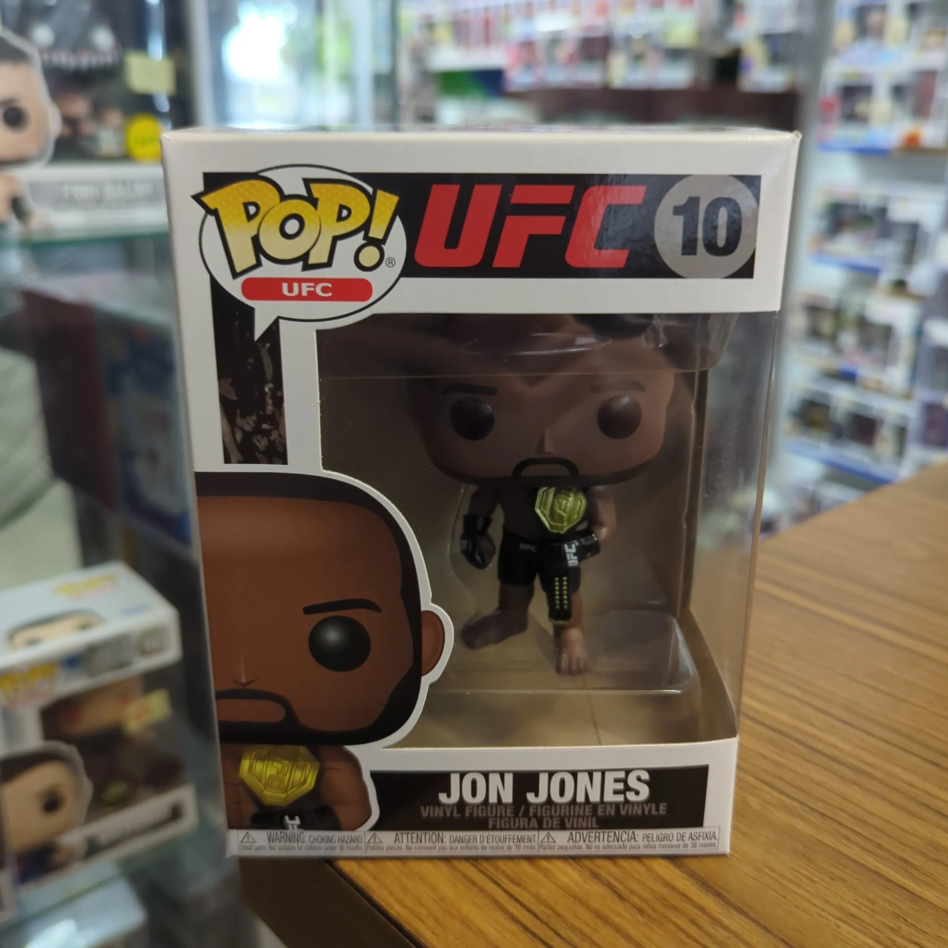 NEW FUNKO Pop UFC Jon “Bones” Jones 10 Vinyl Figure 2019 FRENLY BRICKS - Open 7 Days