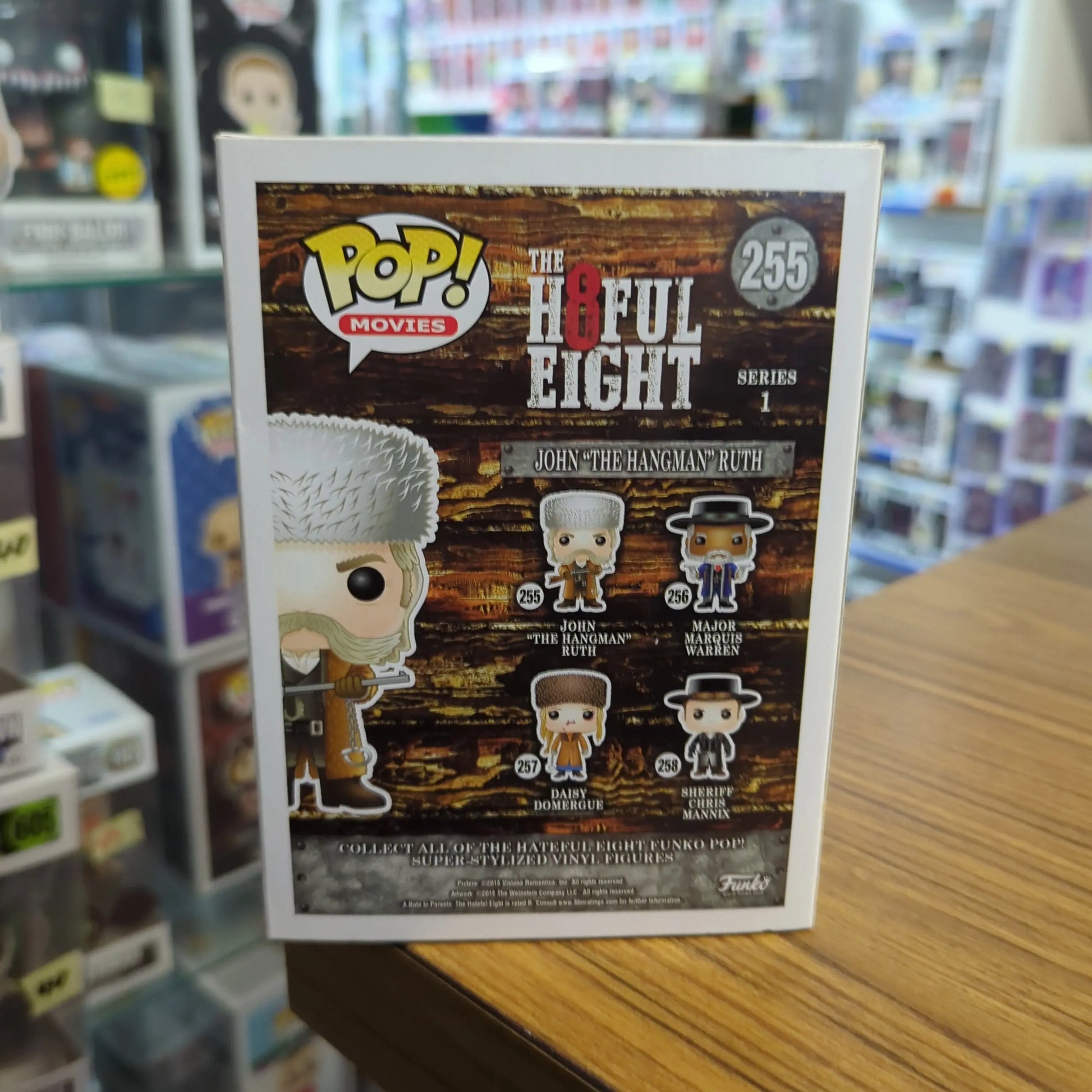 Hateful Eight: John ''The Hangman'' Ruth Funko POP Figure #255 FRENLY BRICKS - Open 7 Days