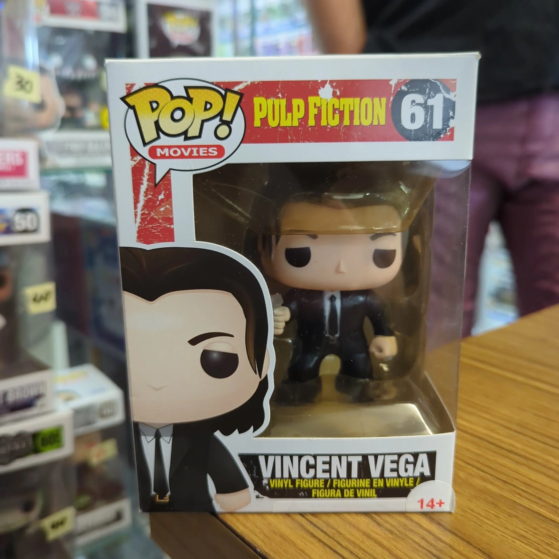 Funko Pop! Vinyl: Pulp Fiction - Vincent Vega #61 FRENLY BRICKS - Open 7 Days