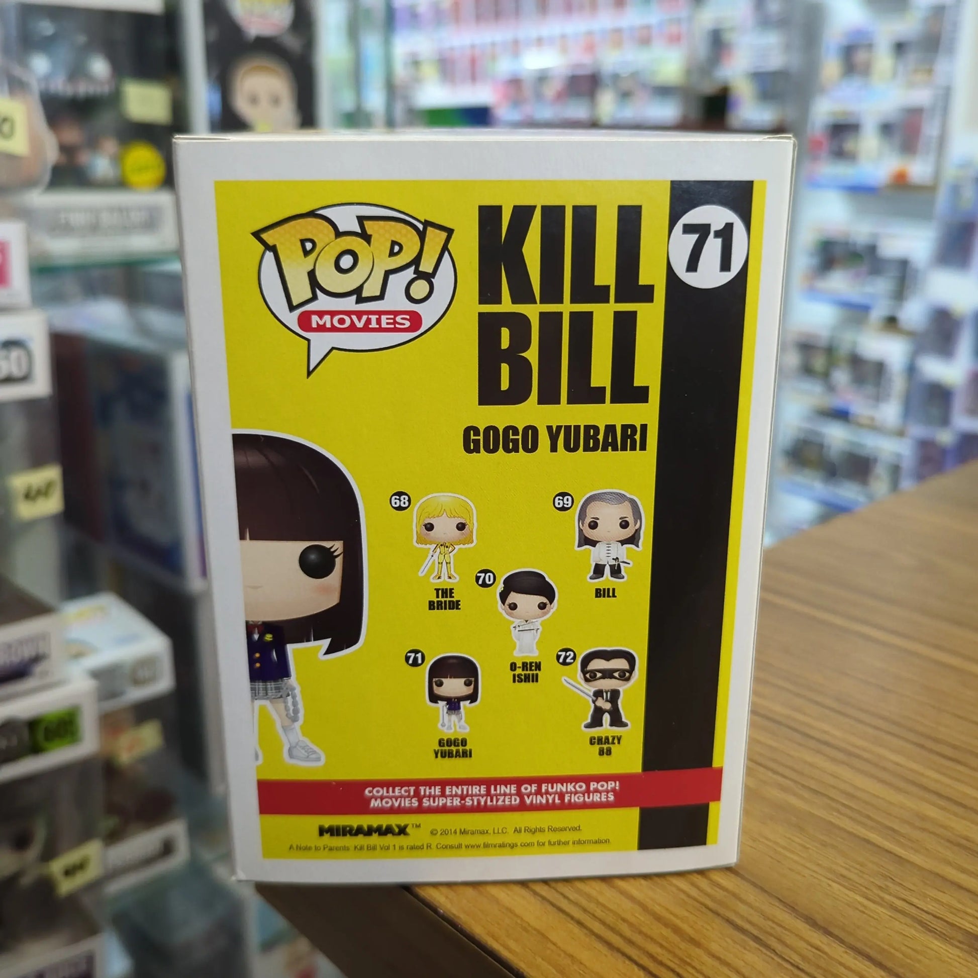 Pop Movies Kill Bill Gogo Yubari #71 Funko Pop Vinyl Figure FRENLY BRICKS - Open 7 Days