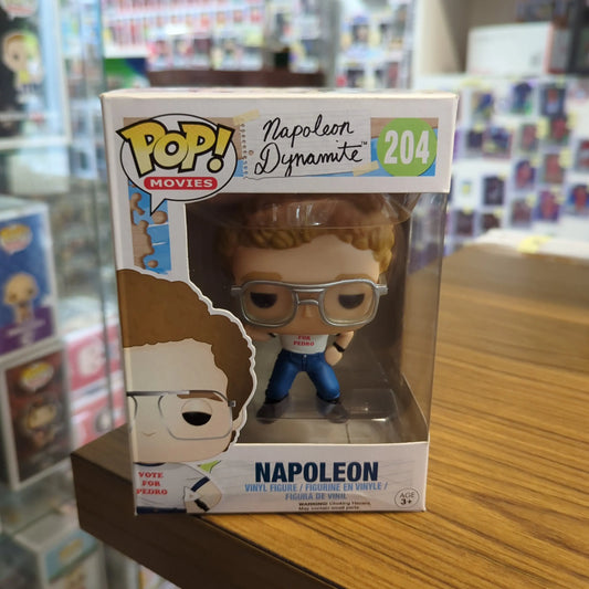 Movies Napoleon Dynamite: Napoleon #204 POP Vinyl FRENLY BRICKS - Open 7 Days