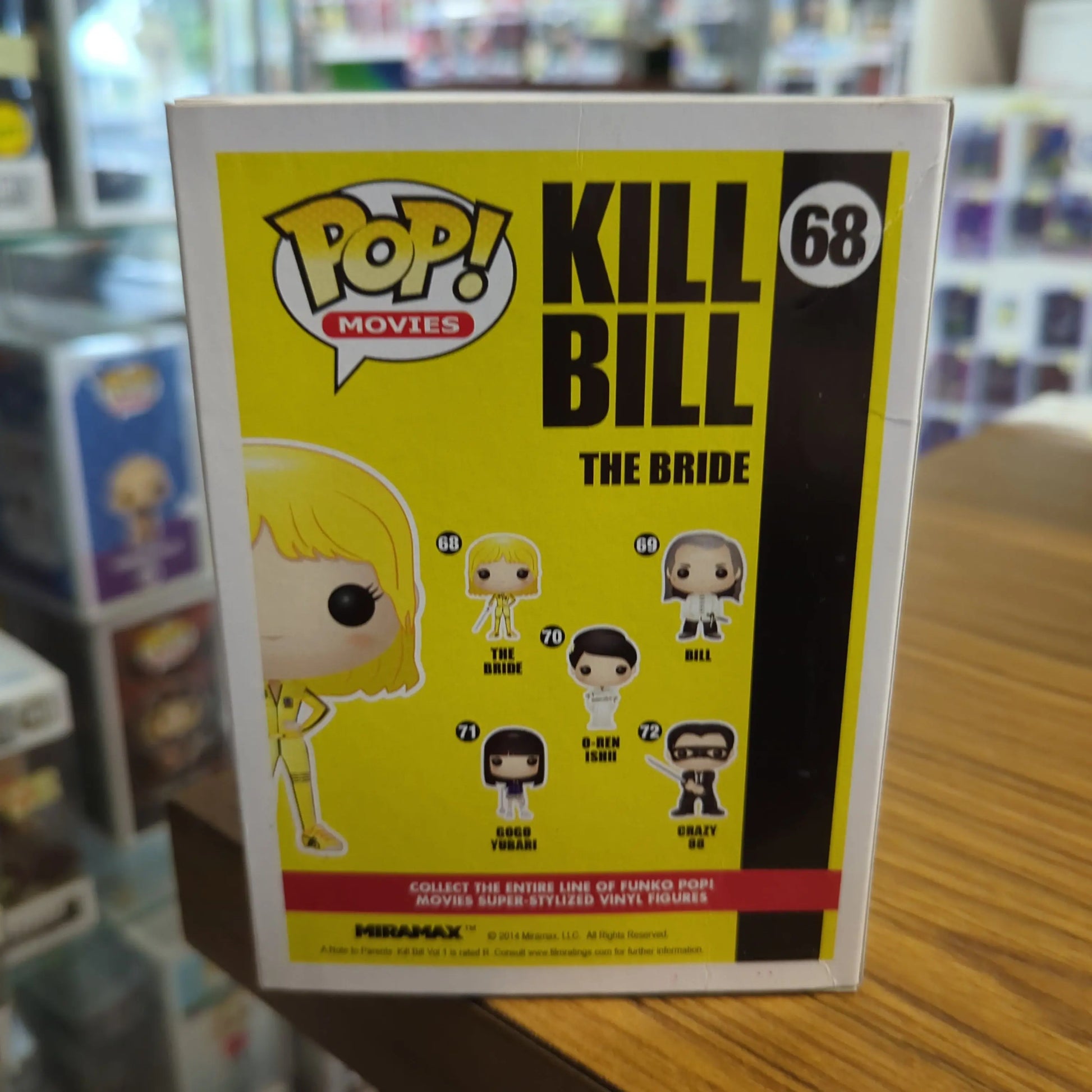 Funko Pop Movies Kill Bill- The Bride #68 Vaulted FRENLY BRICKS - Open 7 Days