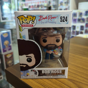 Bob Ross The Joy of Painting Malerei POP! Television #524 Vinyl Figur Funko FRENLY BRICKS - Open 7 Days