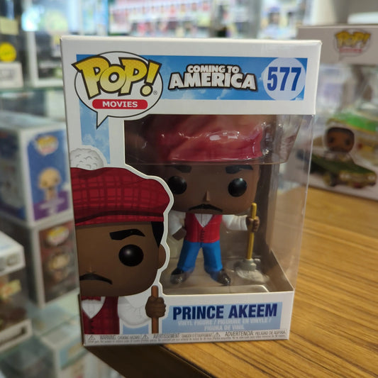 Funko POP Prince Akeem McDowell Coming to America Exclusive Vinyl Figure 577 FRENLY BRICKS - Open 7 Days