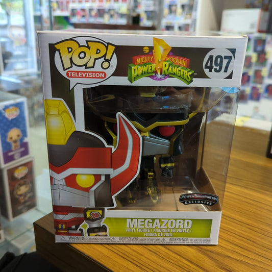 Funko Pop! Television - MEGAZORD (Black & Gold) (6-Inch) - Power Rangers - 497 FRENLY BRICKS - Open 7 Days