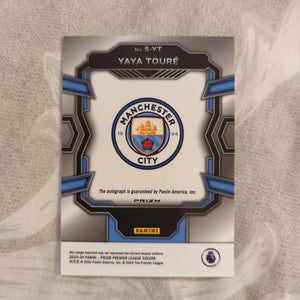 2023-24 Panini Prizm EPL Choice Silver Auto YAYA TOURE Man City FRENLY BRICKS - Open 7 Days