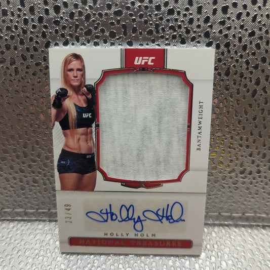 Panini National Treasures - UFC /49 Holly Holm PATCH AUTO FRENLY BRICKS - Open 7 Days