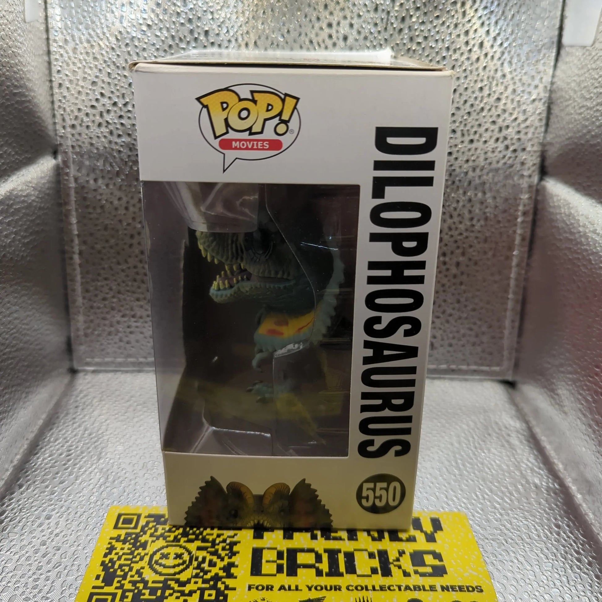 Funko Pop Jurassic Park Dilophosaurus #550 Vinyl Figure 25th anniversary FRENLY BRICKS - Open 7 Days