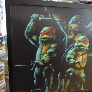 TMNT - Signed Jamie Johnson Art Piece - Ninja Turtles Paint FRENLY BRICKS - Open 7 Days