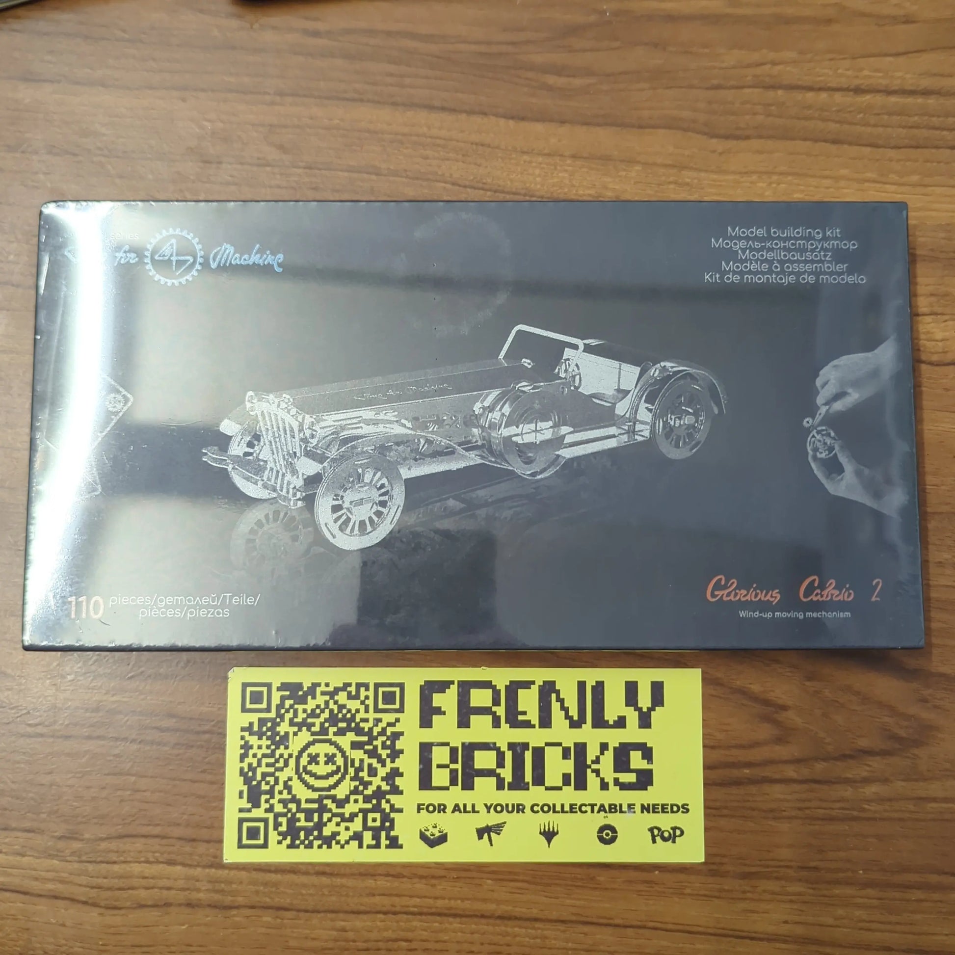 Glorious Cabrio 2 Time For Machine 3D Puzzle For Adults Metal Mechanical Model *see photos* FRENLY BRICKS - Open 7 Days