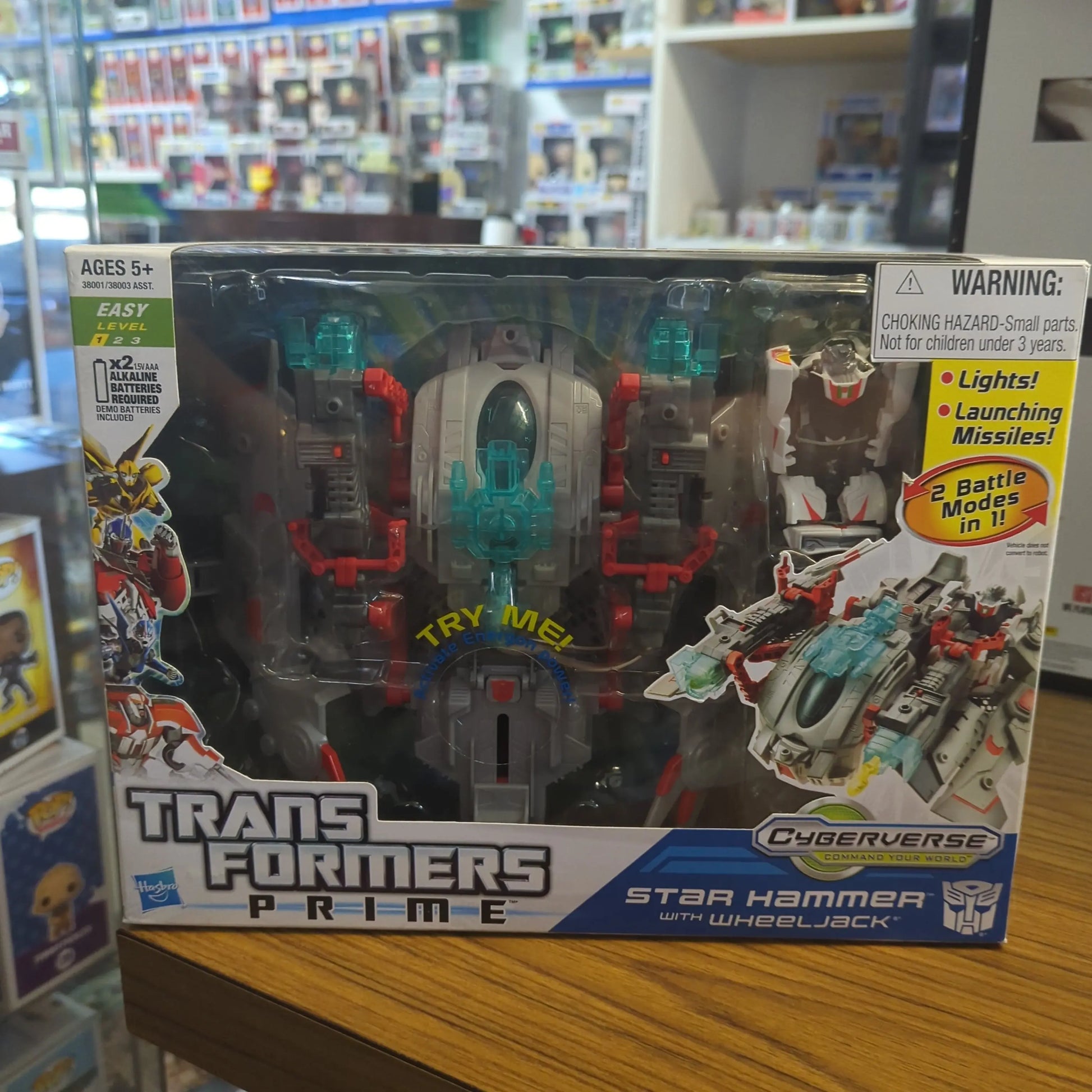 Year 2011 Transformers RID Prime Vehicle Set - STAR HAMMER with Legion WHEELJACK FRENLY BRICKS - Open 7 Days