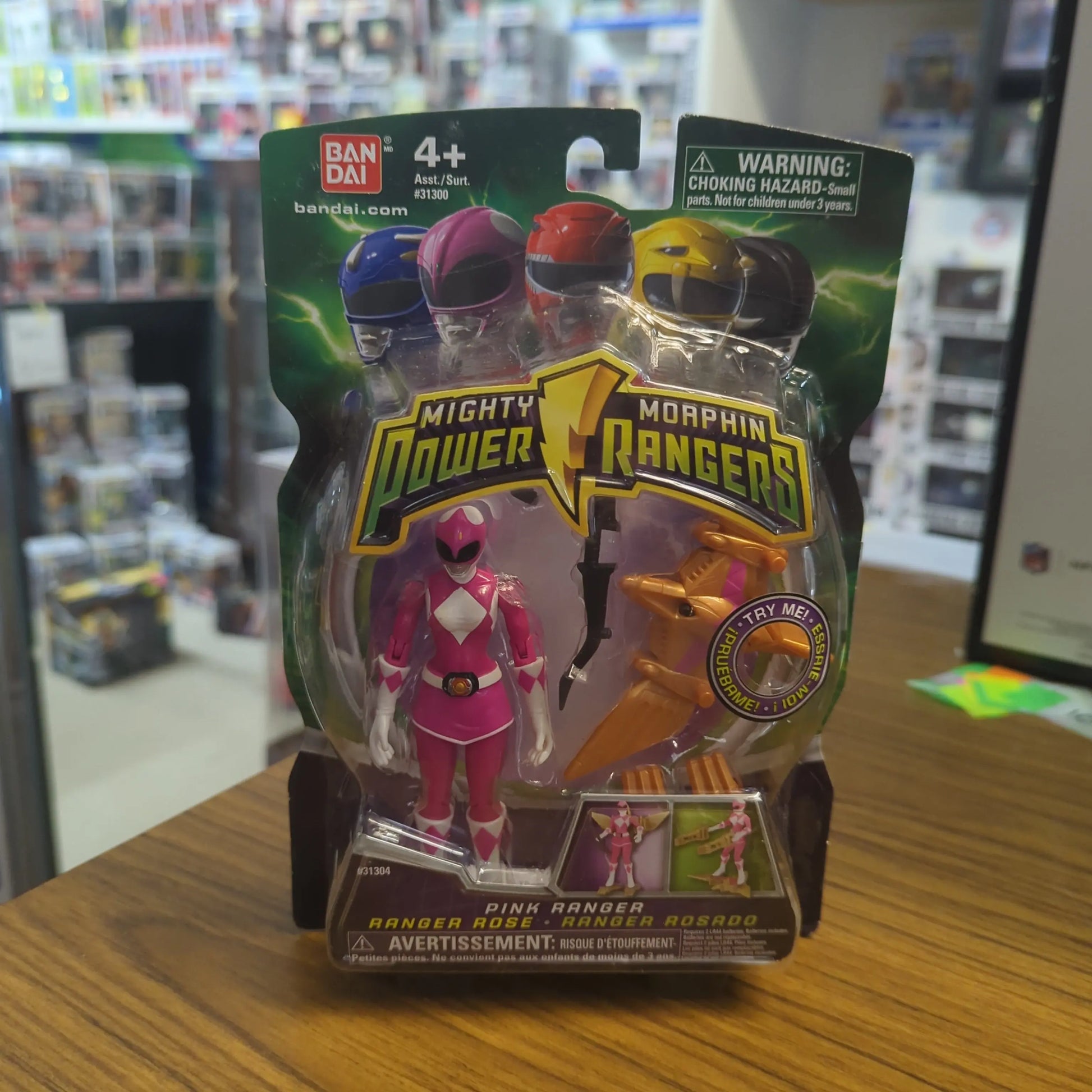 Mighty Morphin Power Rangers "Dino Flyer Pink Ranger" MIB FRENLY BRICKS - Open 7 Days