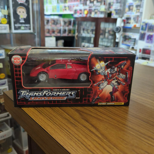 Transformers Universe OTFCC RID SideSwipe Red Lambo Autobot Warrior Deluxe FRENLY BRICKS - Open 7 Days