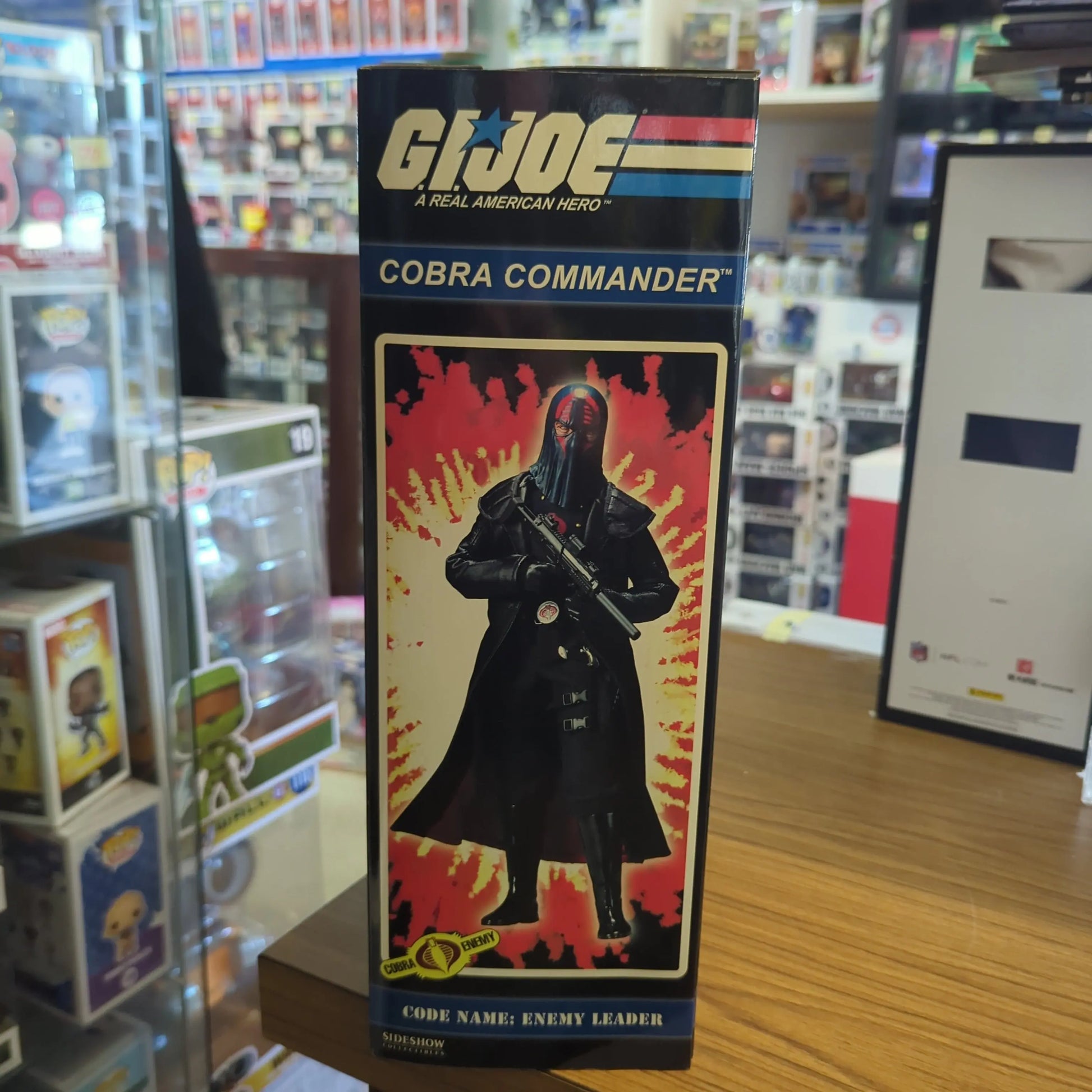 1/6 Cobra Commander - Sideshow 2614 - 2008 SDCC LIMITED - G.I. Joe NEW Sealed FRENLY BRICKS - Open 7 Days