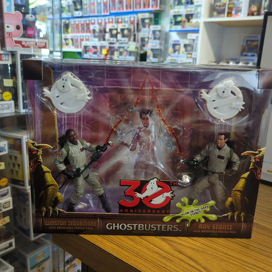 Ghostbusters 30th Anniversary Ray Stantz & Winston Zeddemore Action Figures FRENLY BRICKS - Open 7 Days