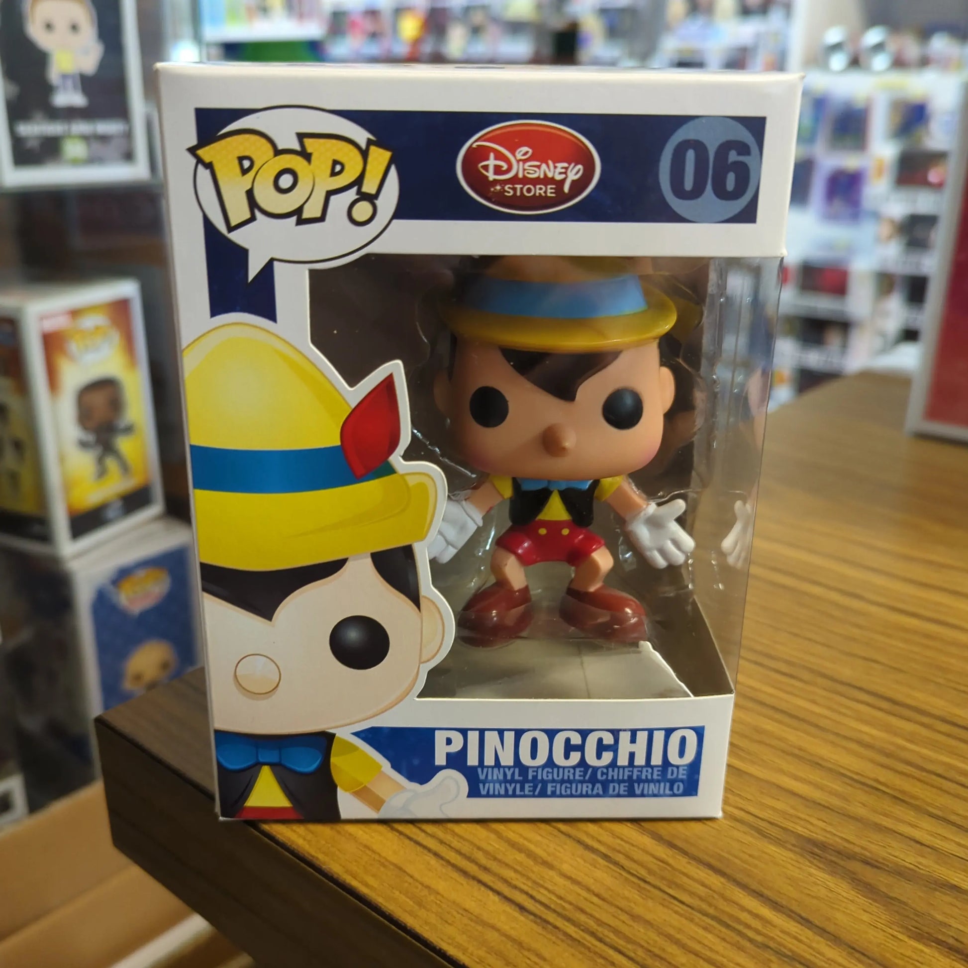 Funko POP #06 Pinocchio - Disney - Disney Store Exclusive FRENLY BRICKS - Open 7 Days