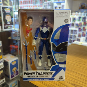 Hasbro Power Rangers Lightning Collection Mighty Morphin Blue Ranger BILLY FRENLY BRICKS - Open 7 Days