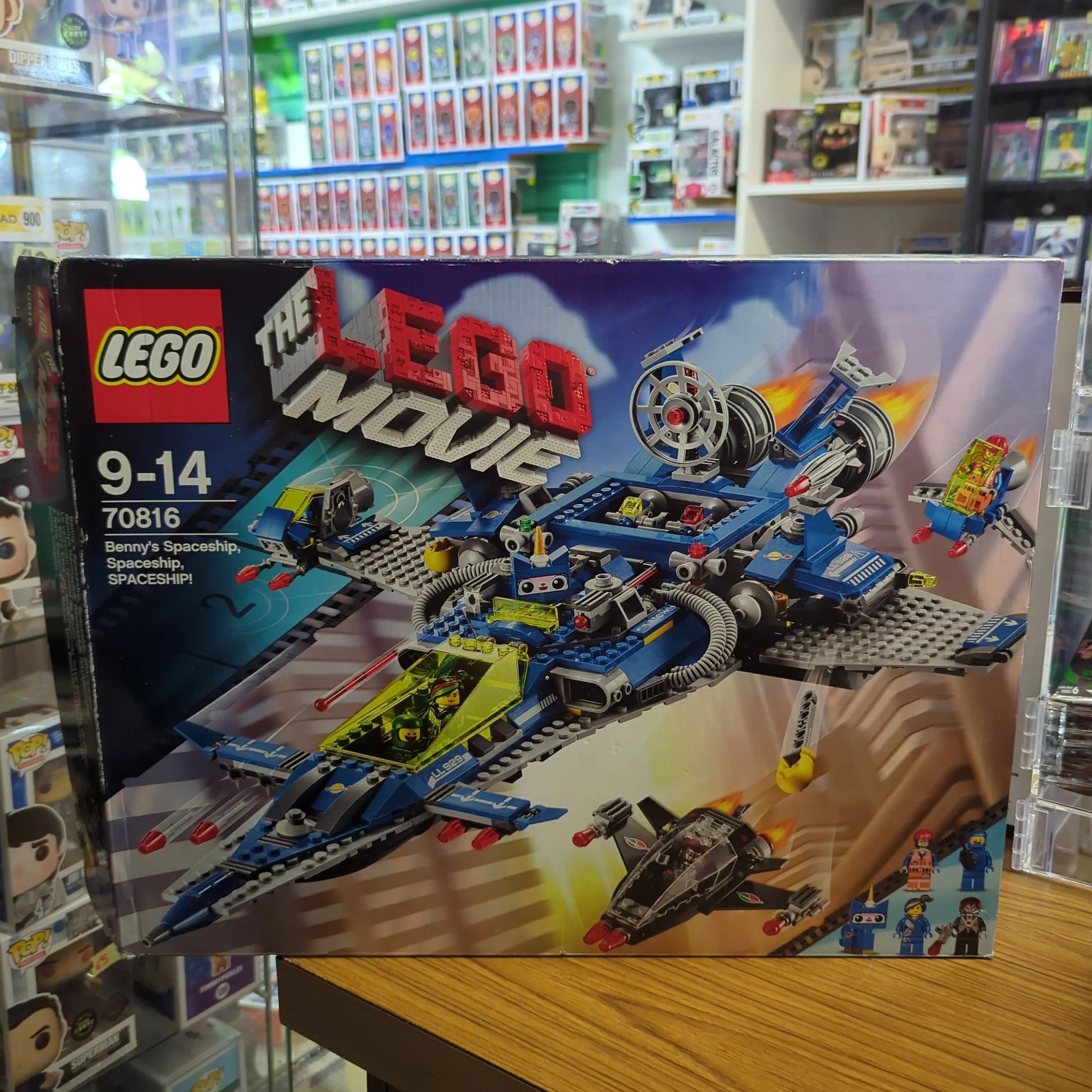 LEGO The LEGO Movie: Benny's Spaceship, Spaceship, SPACESHIP! (70816) BROKEN SEAL FRENLY BRICKS - Open 7 Days