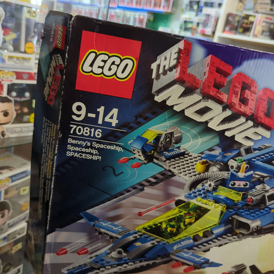 LEGO The LEGO Movie: Benny's Spaceship, Spaceship, SPACESHIP! (70816) BROKEN SEAL FRENLY BRICKS - Open 7 Days