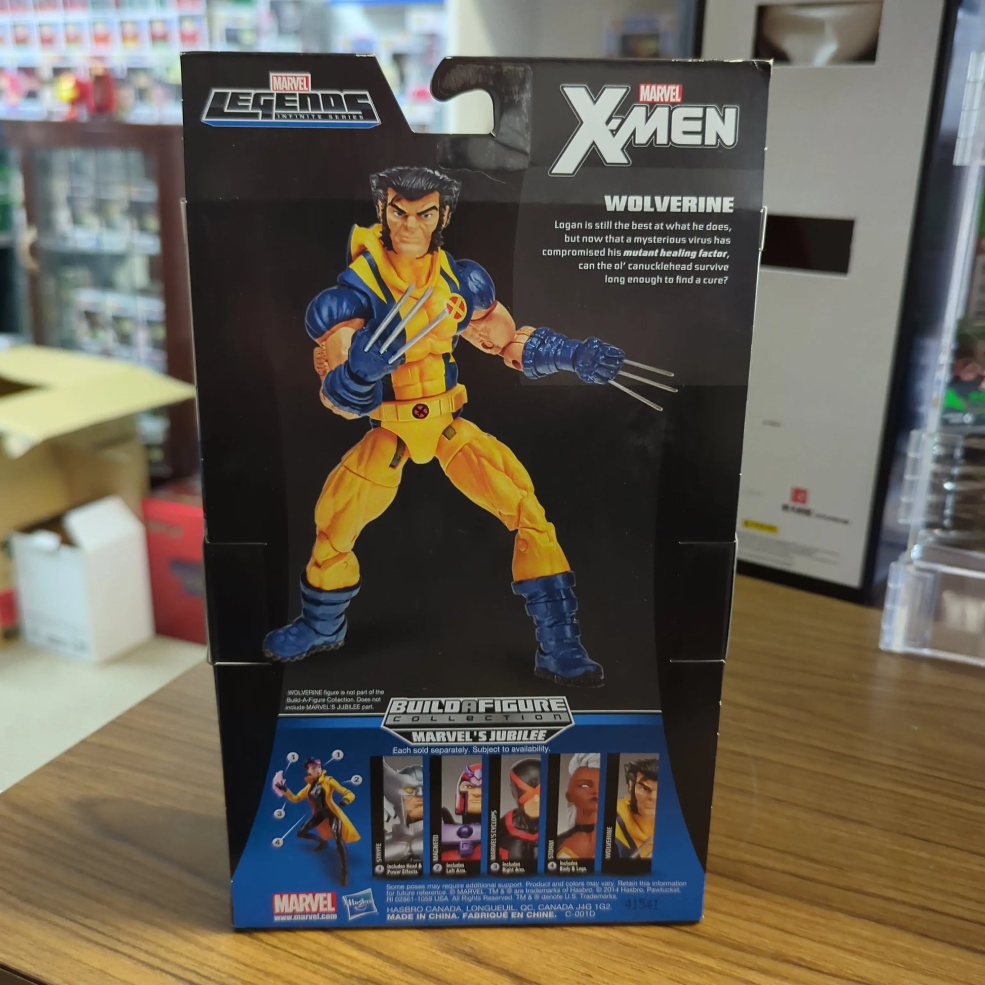2014 Marvel Legends Infinite X-MEN Wolverine Jubilee BAF Toys“R”Us Exclusive FRENLY BRICKS - Open 7 Days