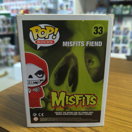 Funko Pop #33 Rocks Misfits Fiend Retired Vaulted Rare Genuine FRENLY BRICKS - Open 7 Days