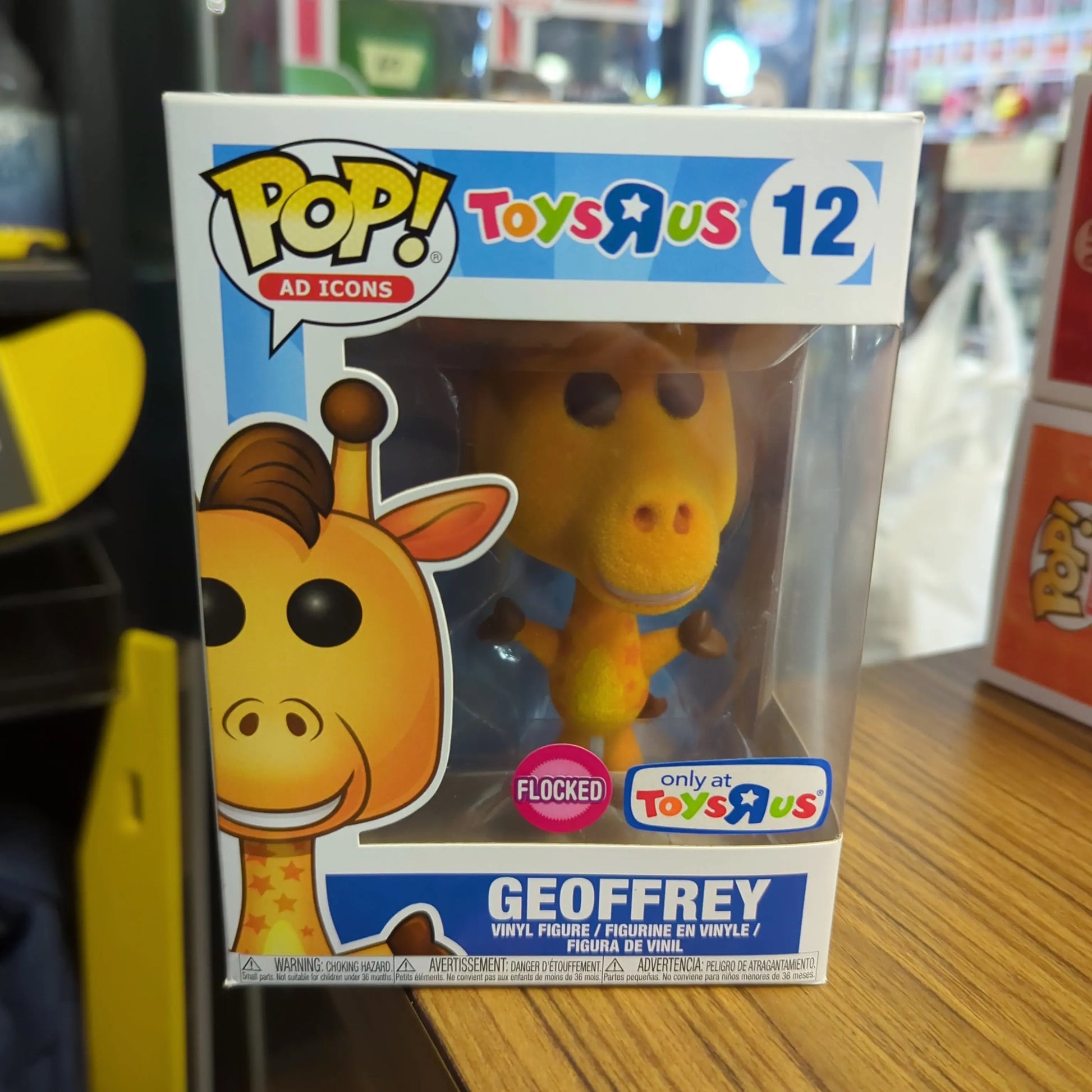 Funko Pop! Ad Icons Geoffrey 12 (Flocked)  Toys R Us FRENLY BRICKS - Open 7 Days