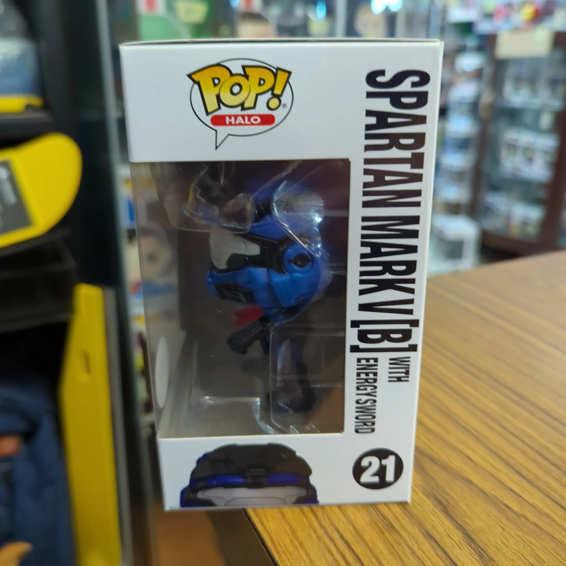 POP! Vinyl Halo Infinite - CHASE EDITION Spartan Mark V [B] with Energy Sword FRENLY BRICKS - Open 7 Days