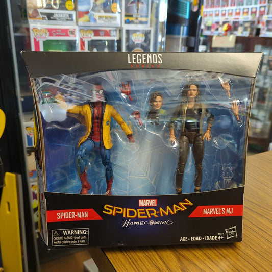 Marvel Legends Spider-Man Homecoming MJ 2 Pack 6" Action Figure Set Hasbro FRENLY BRICKS - Open 7 Days