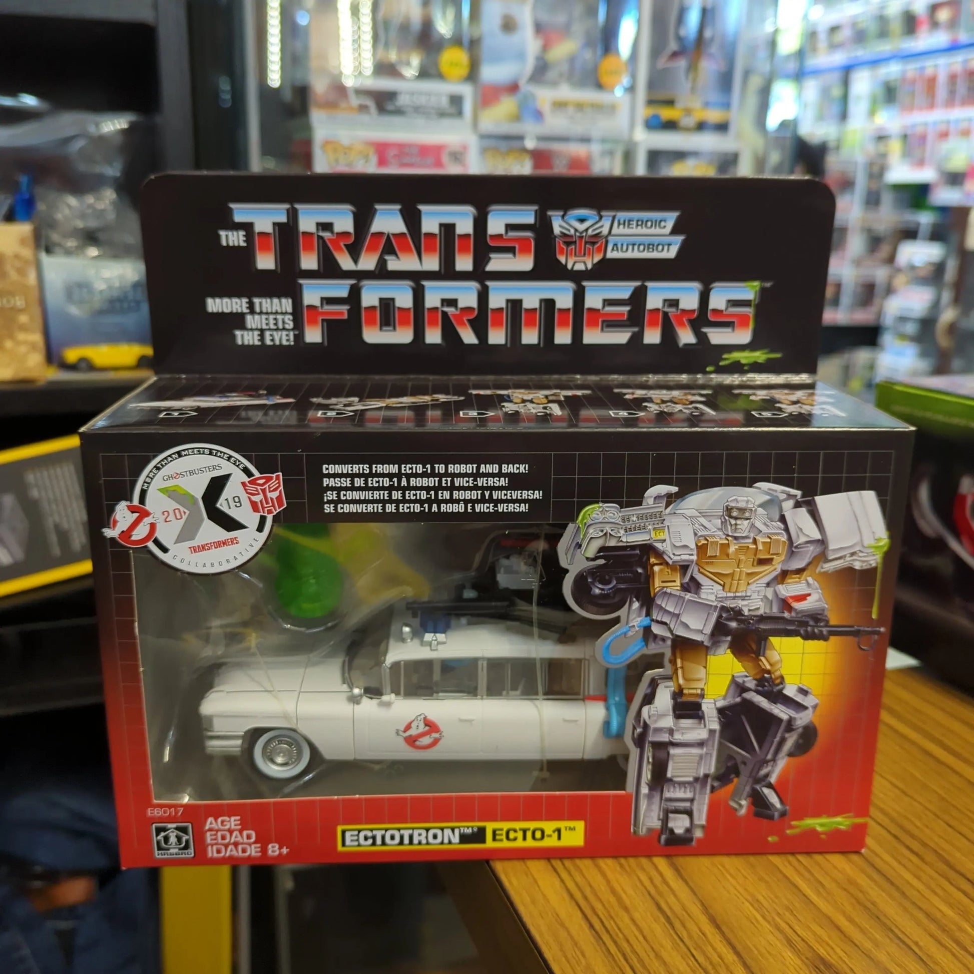 New 2019 Transformers Ghostbusters Collaboration Ectotron Ecto-1 And Slimer FRENLY BRICKS - Open 7 Days