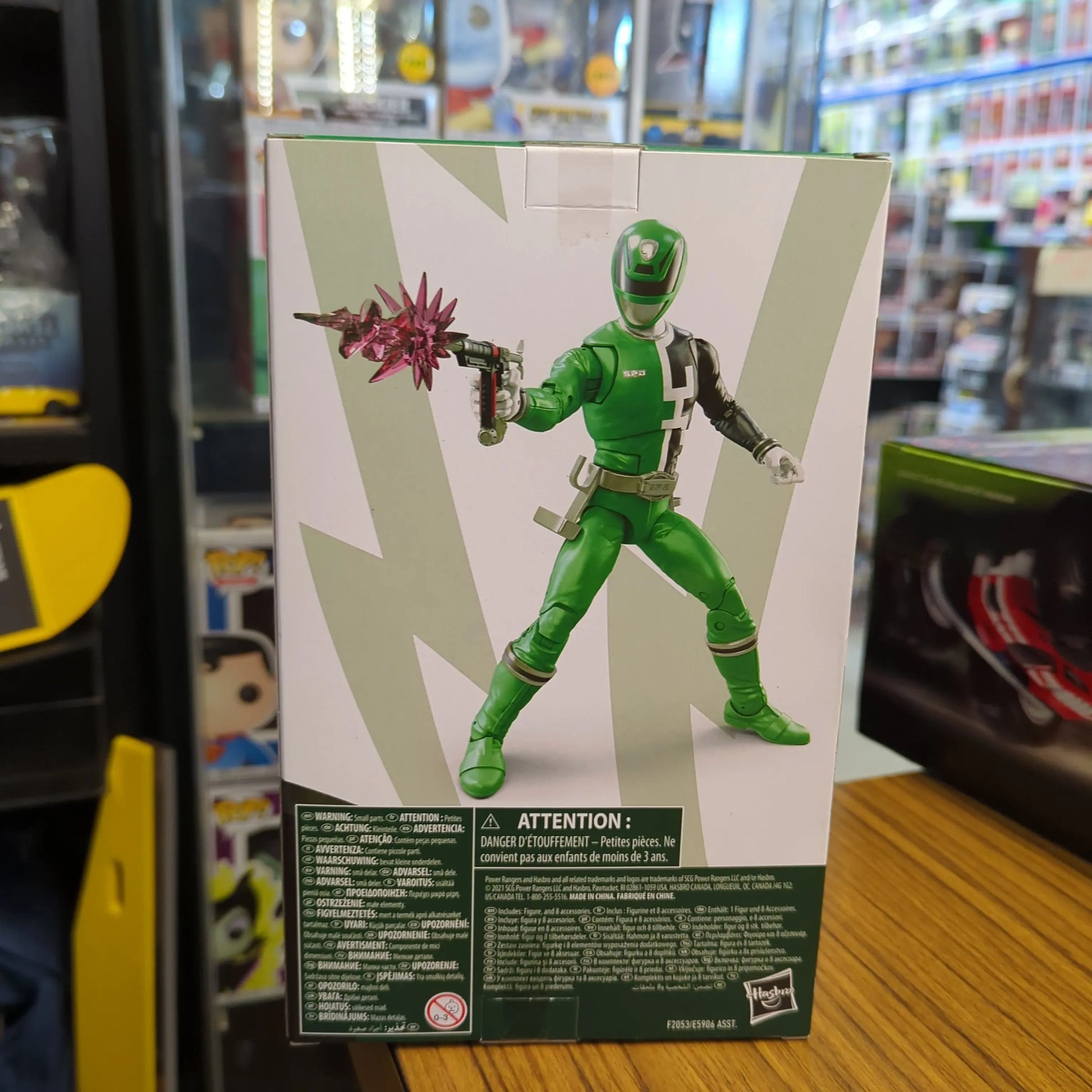 New* Power Rangers Lightning Collection 6" S.P.D Green Action Figure - F2053 FRENLY BRICKS - Open 7 Days