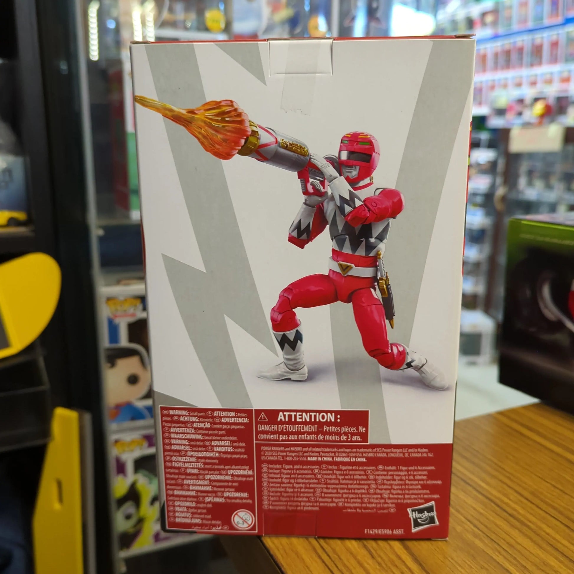 Saban’s Power Rangers - Lost Galaxy Red Ranger 6” Scale Action Figure " New " FRENLY BRICKS - Open 7 Days