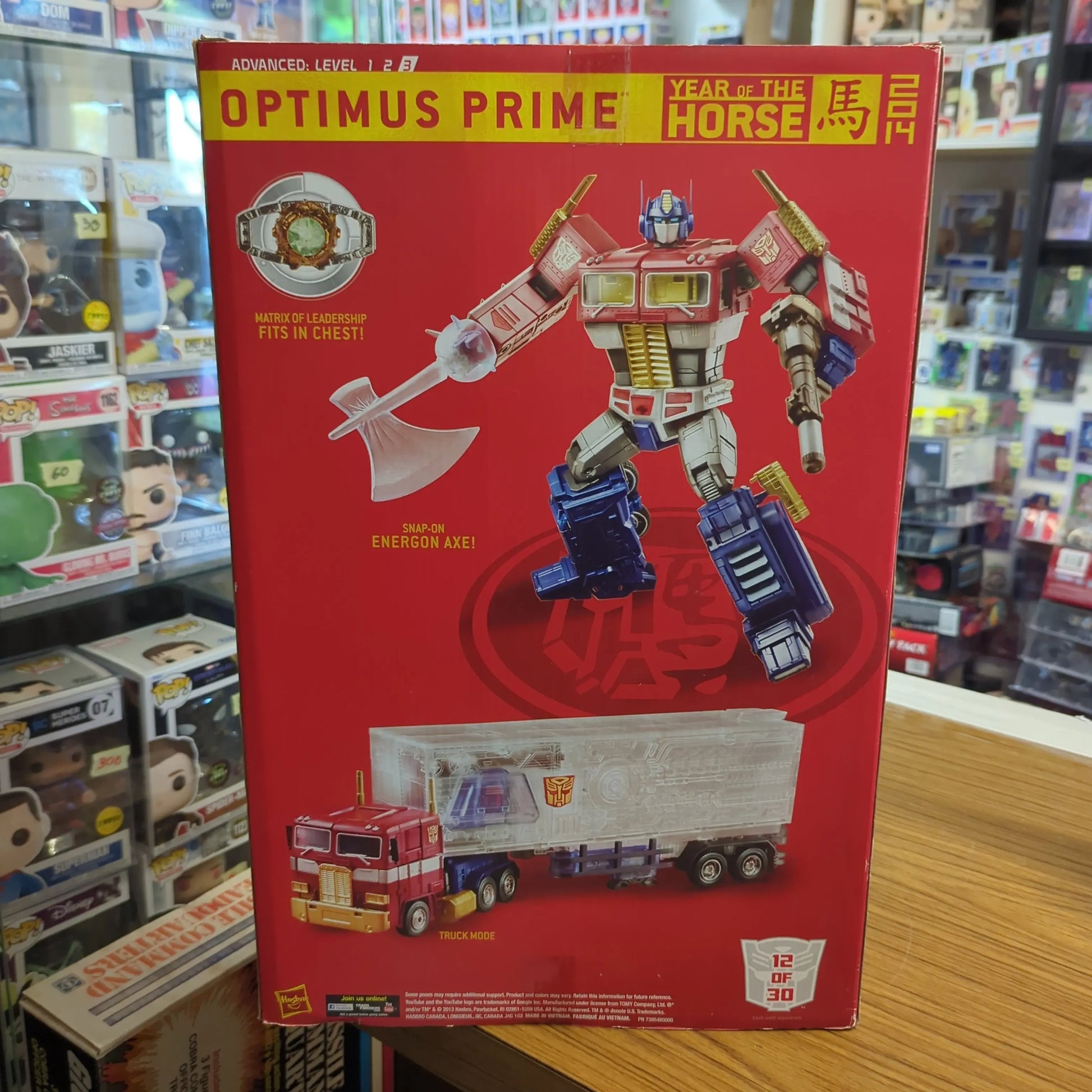 2014 Transformers Platinum Edition Optimus Prime Thrilling 30 Year Of The Horse FRENLY BRICKS - Open 7 Days