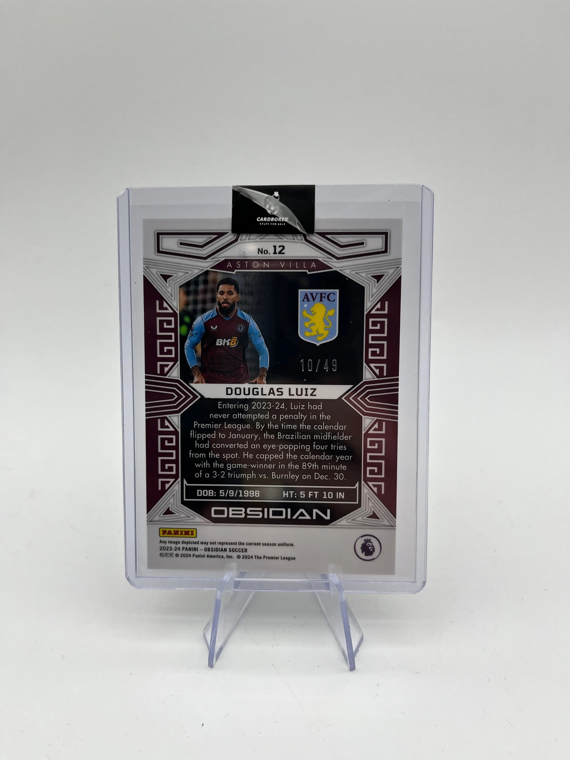 Aston Villa Players Sport Cards Autographed/Numbered/Patch/ Bundle FRENLY BRICKS - Open 7 Days