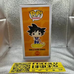 Pop Vinyl Dragon Ball Z 109 Goku &Flying Nimbus FRENLY BRICKS - Open 7 Days