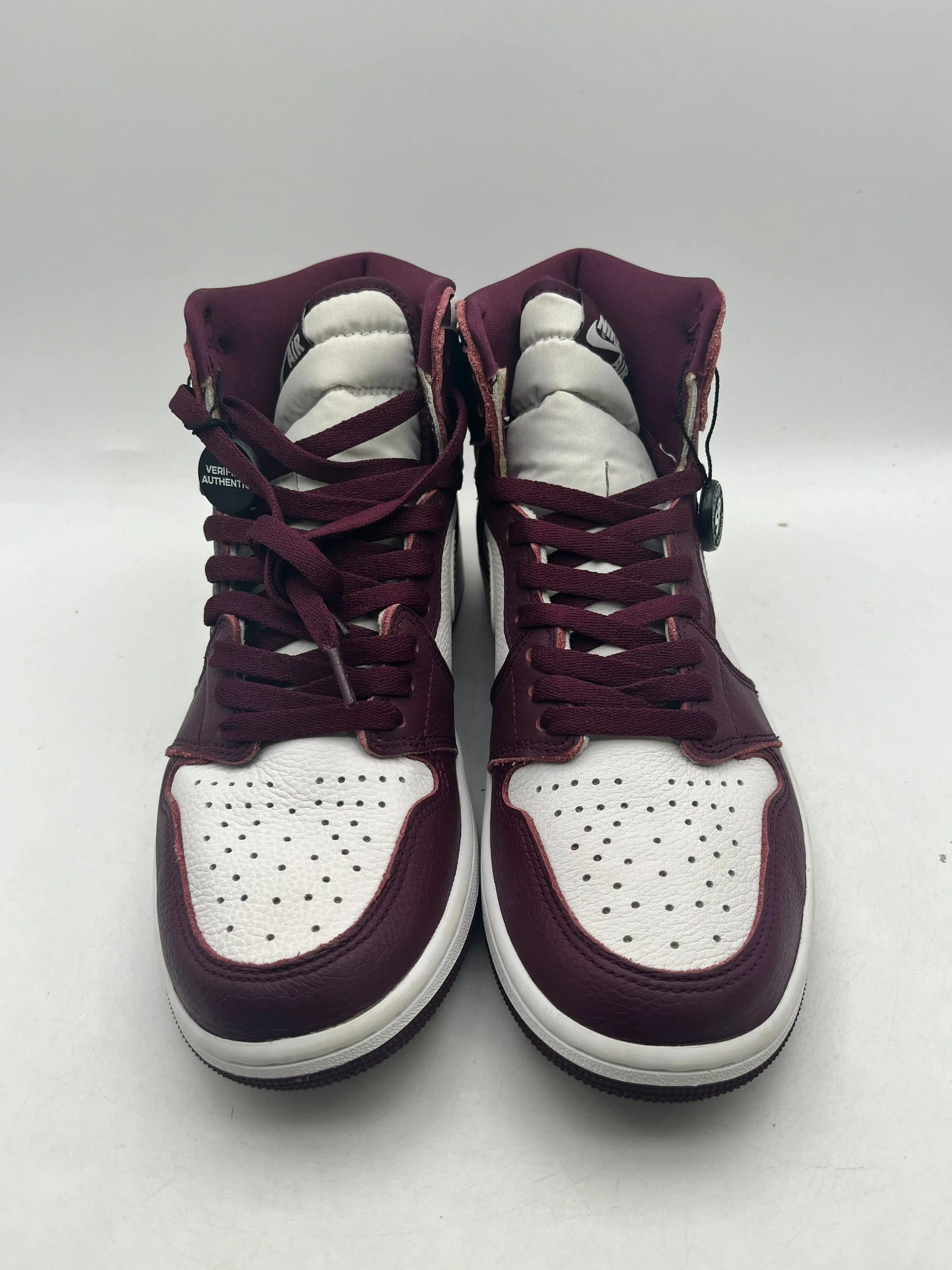 Nike Air Jordan 1 Retro High OG Bordeaux 555088-611 Size UK 8 - New Condition FRENLY BRICKS - Open 7 Days image 2