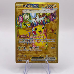 2025 Pokemon TCG - Pikachu ex - 247/191 - SV08: Surging Sparks - MINT FRENLY BRICKS - Open 7 Days