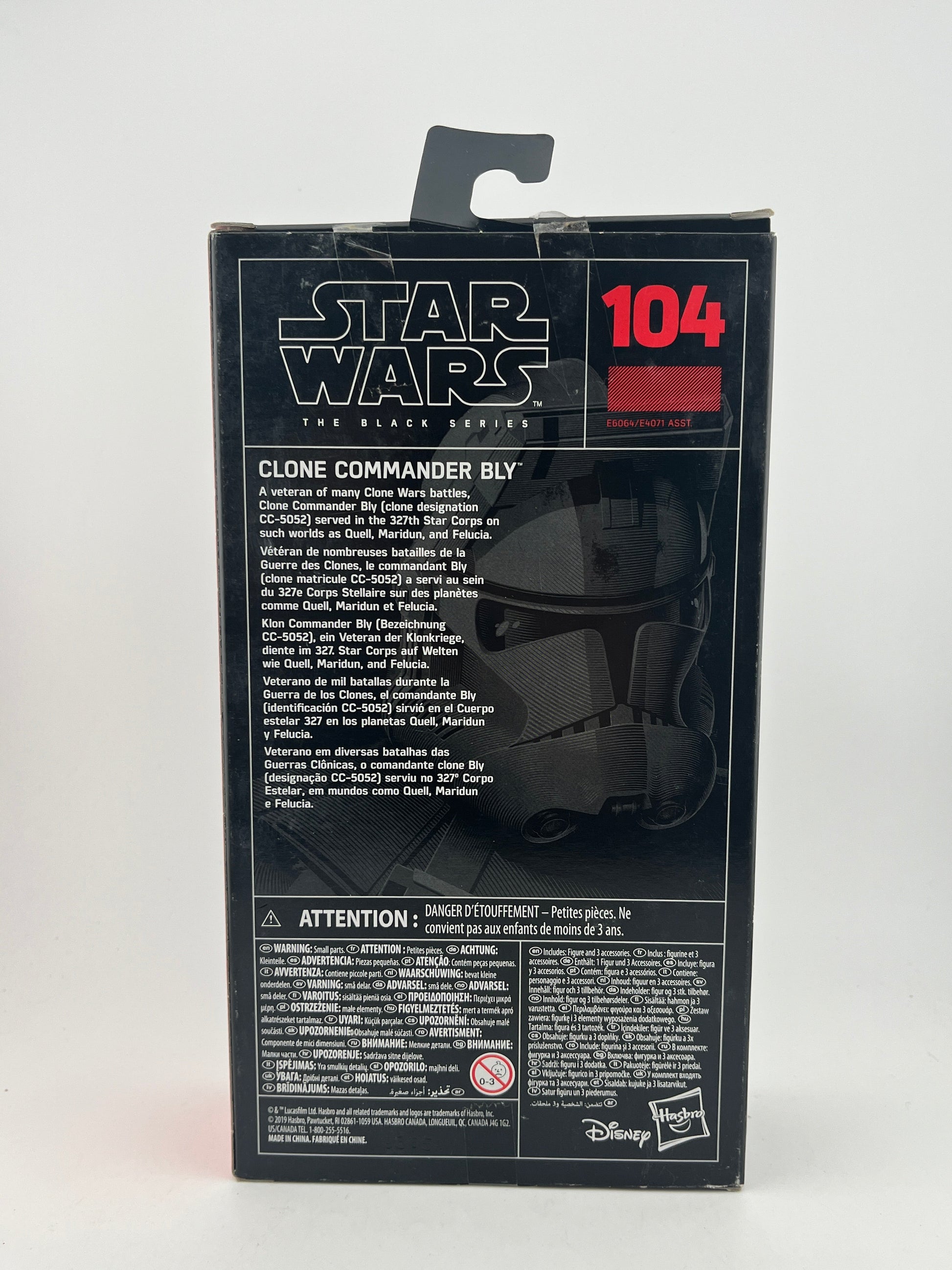 Hasbro Star Wars The Black Series Clone Commander Bly 6 inch Action Figure FRENLY BRICKS - Open 7 Days