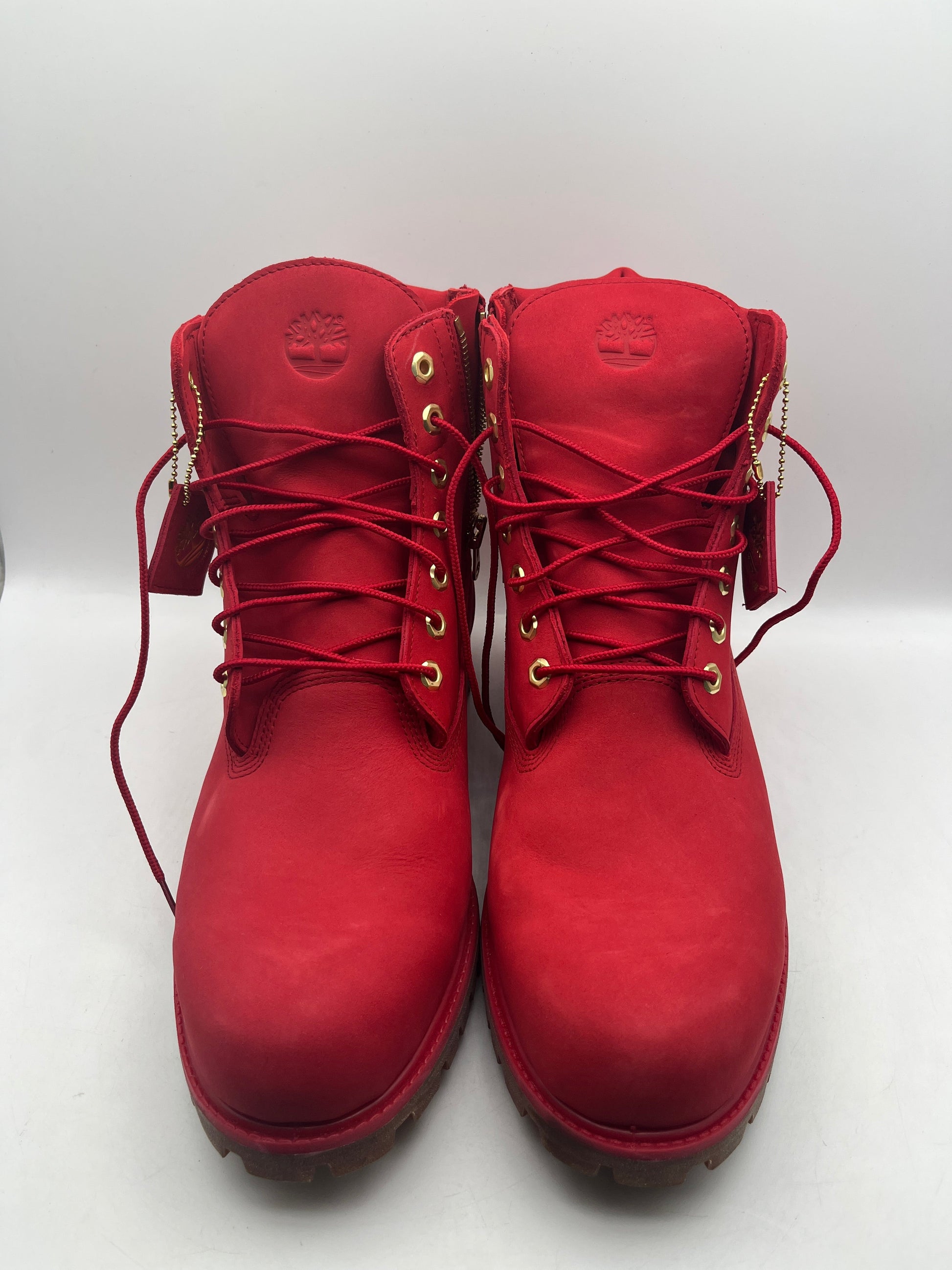 US12 - Culture Kings x Timberland Premium Boots 'Red Gold' FRENLY BRICKS - Open 7 Days