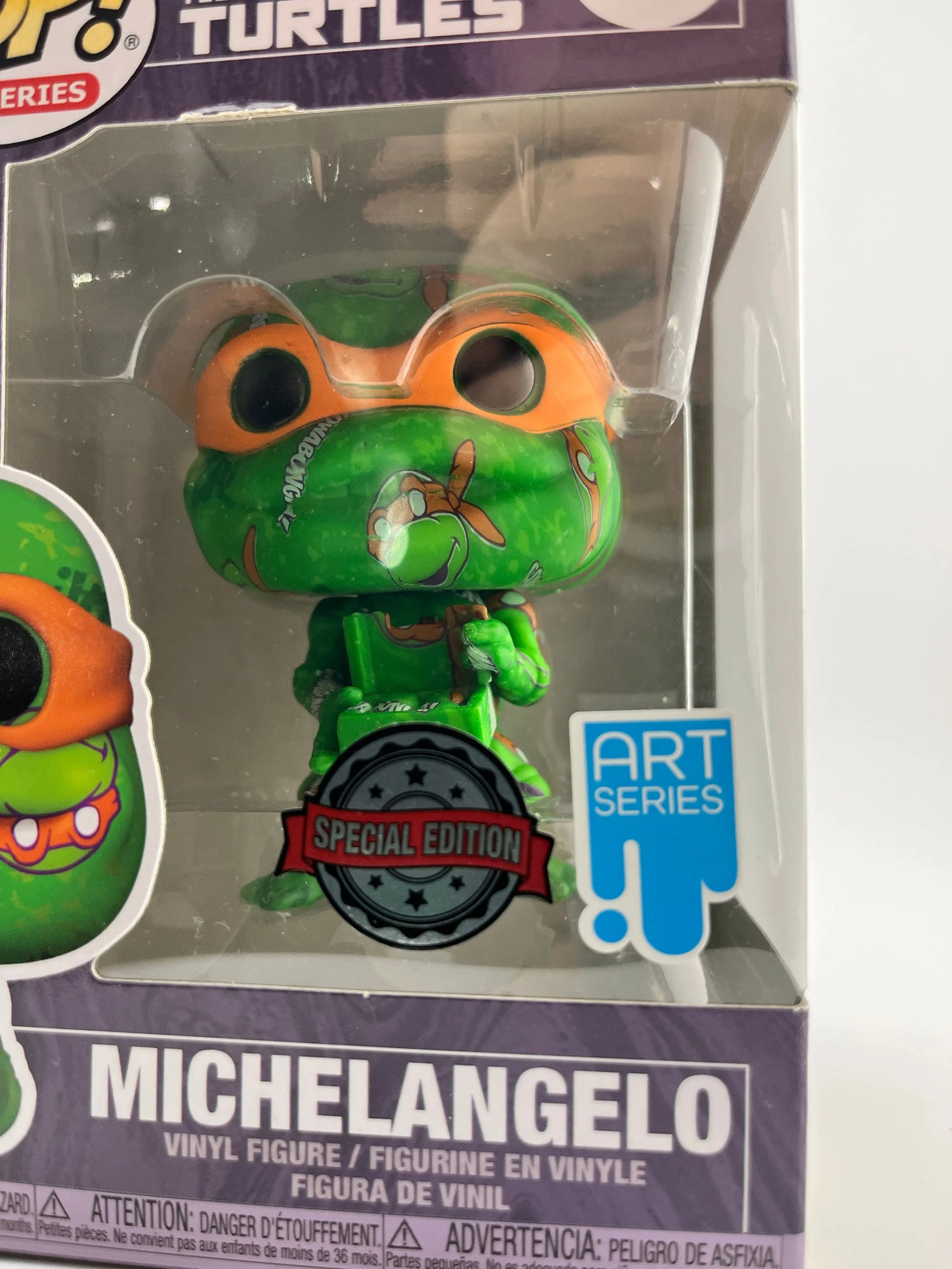 Funko POP! Art Series TMNT Michelangelo #54 - Special Edition FRENLY BRICKS - Open 7 Days