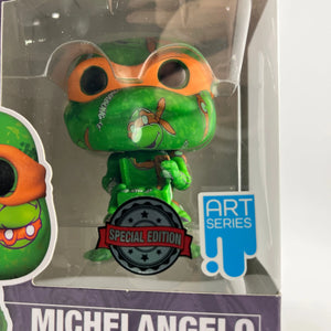 Funko POP! Art Series TMNT Michelangelo #54 - Special Edition FRENLY BRICKS - Open 7 Days