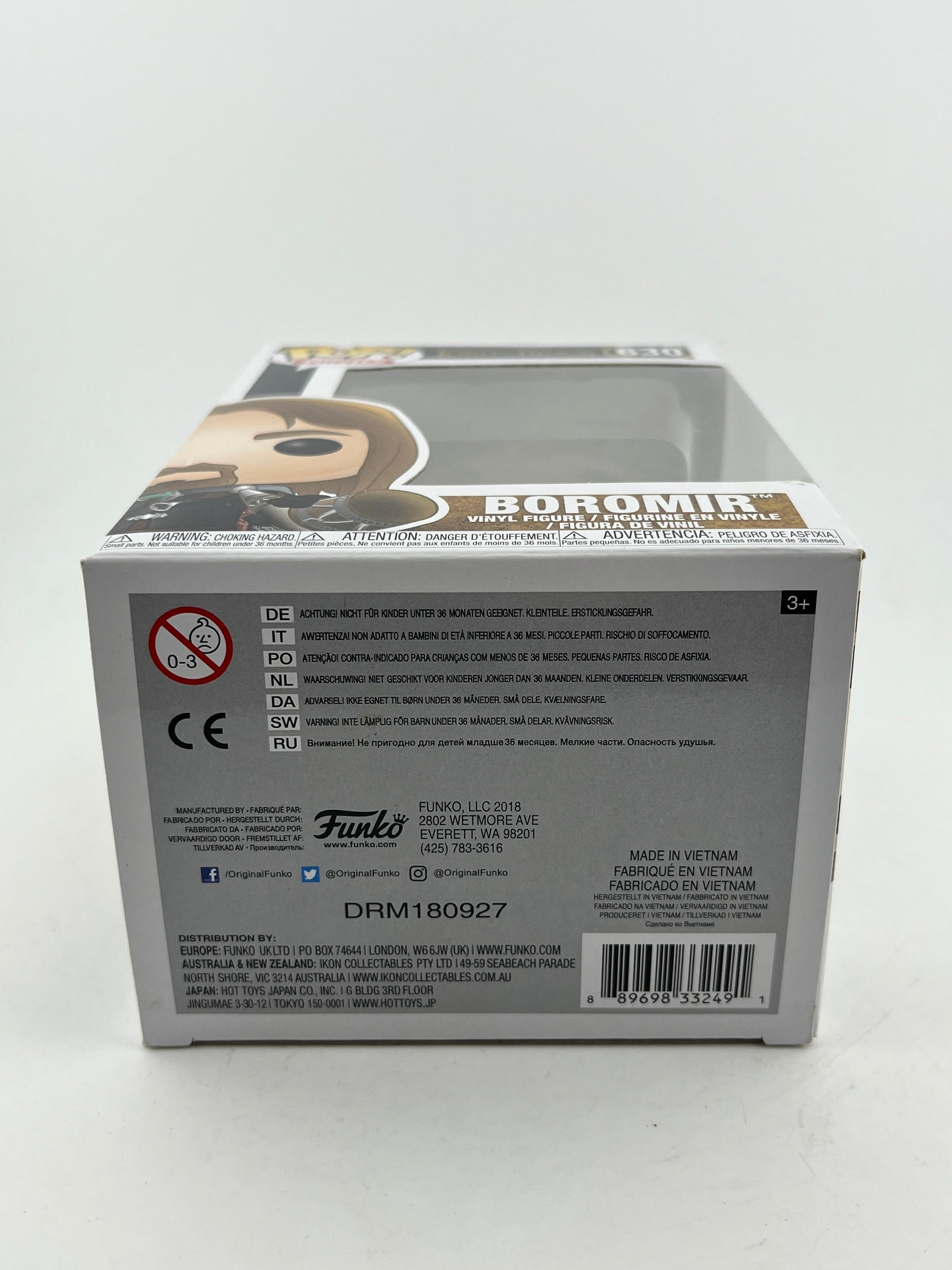 Funko POP! Movies Lord Of The Rings - Boromir #630 - Vinyl Collectable FRENLY BRICKS - Open 7 Days