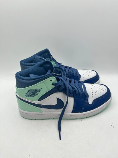 DS Nike Air Jordan 1 Mid Mystic Navy Mint Foam UK 8 - 554724-413 - New Condition FRENLY BRICKS - Open 7 Days
